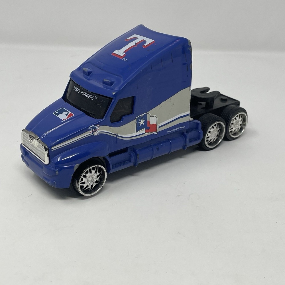 Motor Max Texas Rangers MLB Diecast Semi Truck Cab Tractor 7" Blue 2012 No 76538